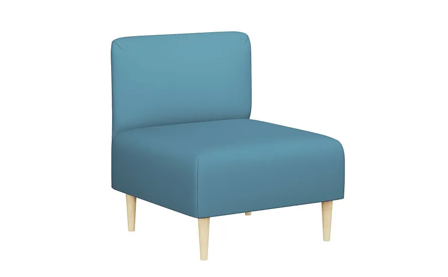 Пуф со спинкой Рикке R2 Camaro 21 бирюзовый - 1