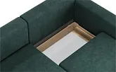 Диван угловой Ларсон 2М Nordic 74 изумруд - превью 6