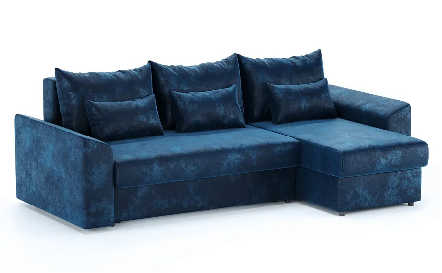 Диван угловой Арден Nuvola 79 синий - 2
